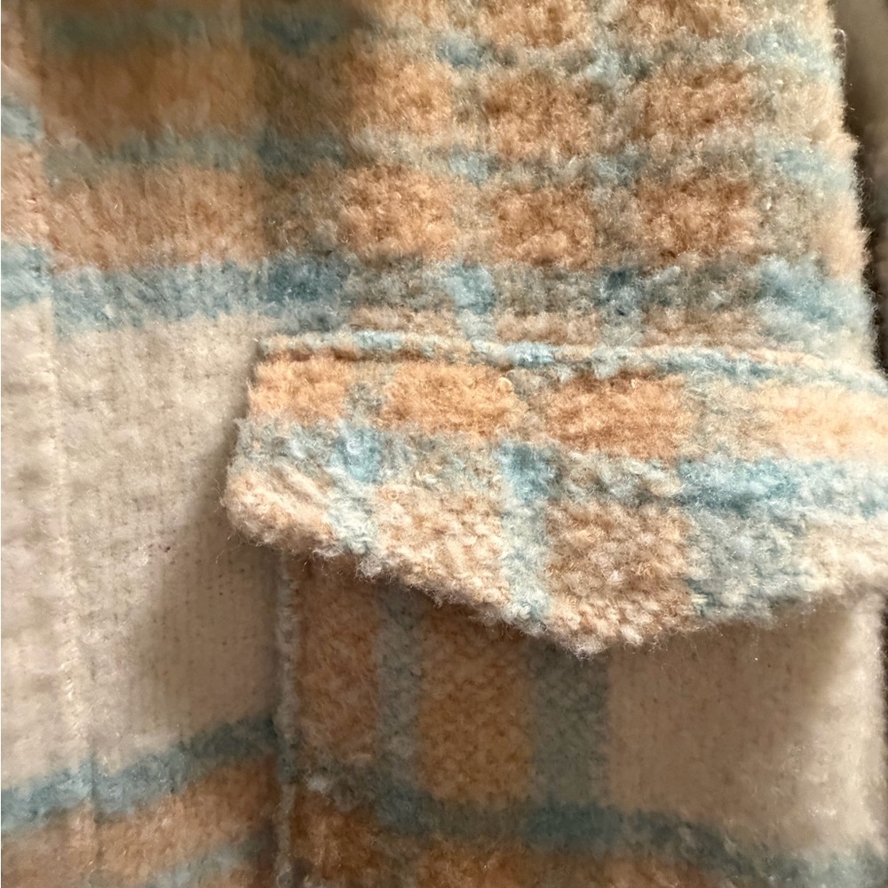 Plaid Button-Up Jacket - Picture 3 of 5